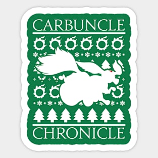 The Carbuncle Chronicle Holiday Sweater Shirt Sticker